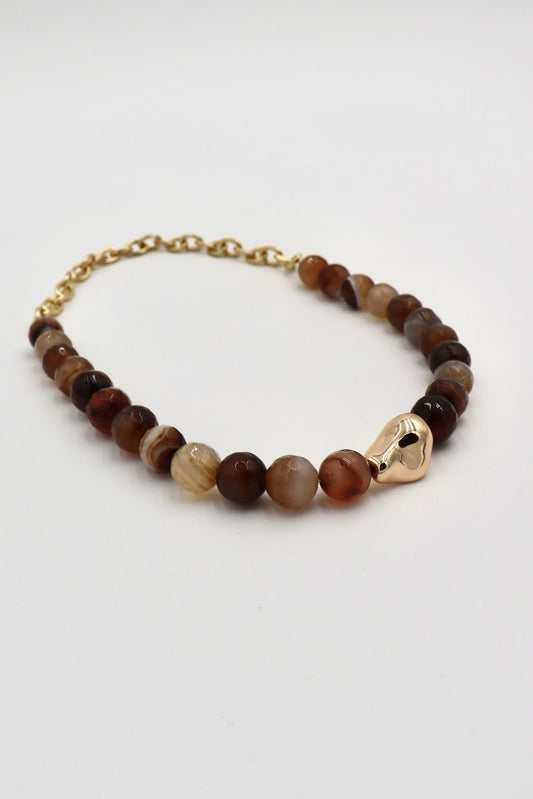Grounded Beauty Agate Necklace